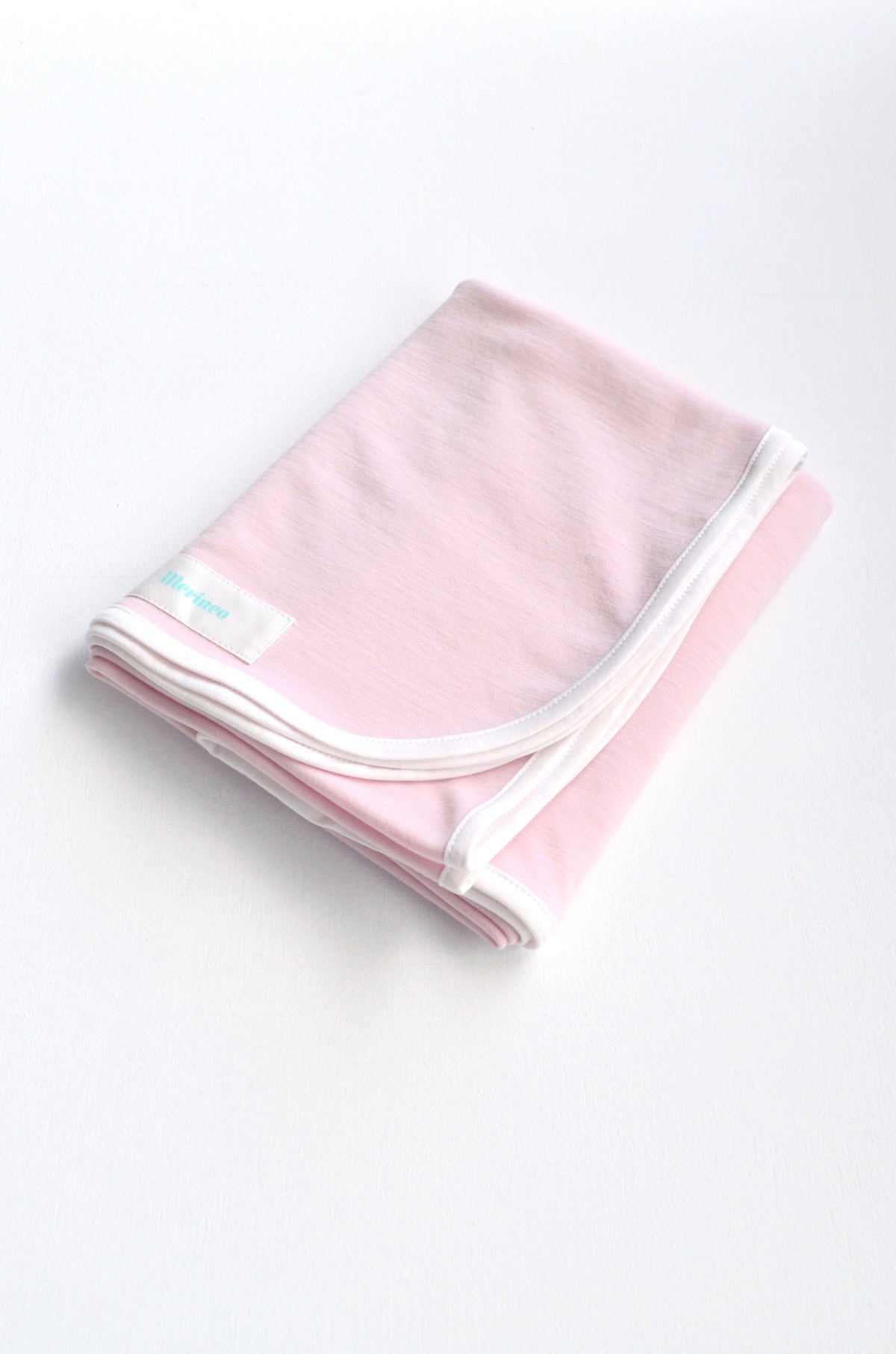 Merino Wool Baby Blanket - Pink Blossom - Merineo