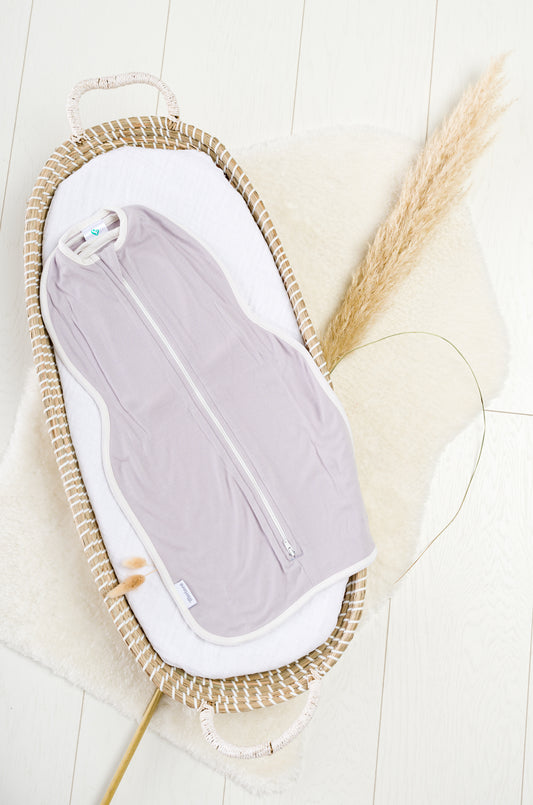 Merino Newborn Swaddle Bag - Soft Grey - Merineo